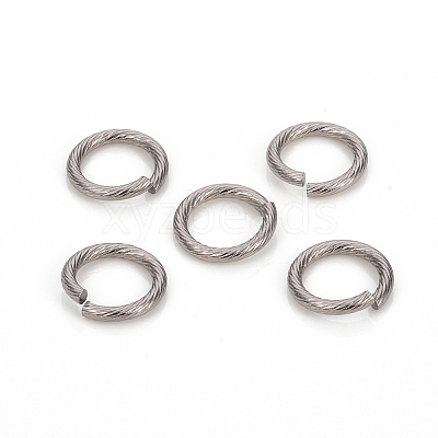 Non-Tarnish 304 Stainless Steel Open Jump Rings STAS-I150-08B-P-1