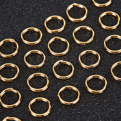 20Pcs 925 Sterling Silver Double Loop Jump Rings STER-BBC0002-11B-G-1