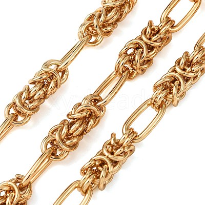 304 Stainless Steel Knot Link Chains CHS-A021-06B-G-1