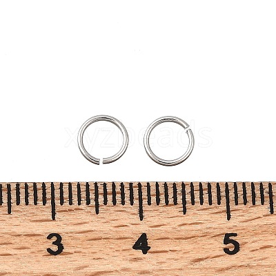 Brass Open Jump Rings KK-B147-03E-P-1