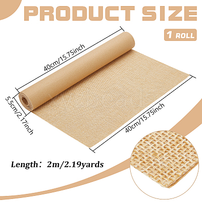 Self Adhesion Imitation Linen Wallpaper Peel AJEW-WH0270-16G-1