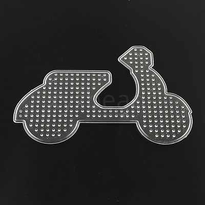 Motorcycle ABC Plastic Pegboards used for 5x5mm DIY Fuse Beads X-DIY-Q009-46-1