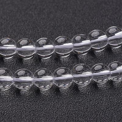 Synthetic Quartz Crystal Beads Strands GSR6mmA039-1-1
