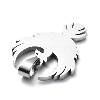 Non-Tarnish 304 Stainless Steel Pendants STAS-D036-13P-1