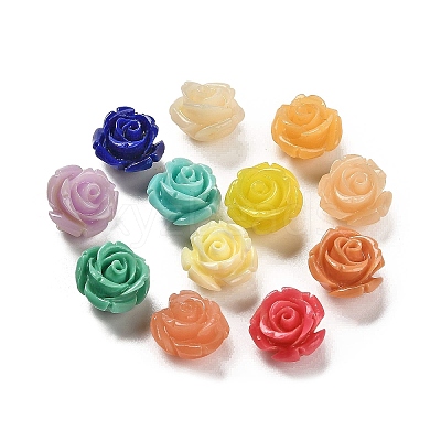 Synthetic Coral Carved Beads CORA-H003-01A-1