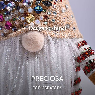 Preciosa® MAXIMA Crystal Fancy Stones Y-PRC-FC12-10330-1