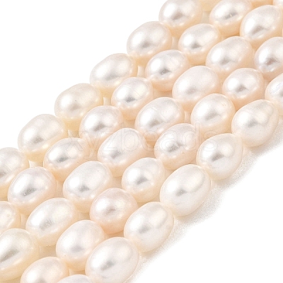 Natural Cultured Freshwater Pearl Beads Strands PEAR-I007-01F-06A-1