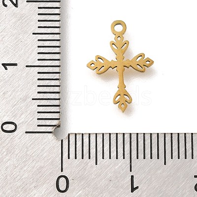 201 Stainless Steel Charms STAS-R132-07G-1