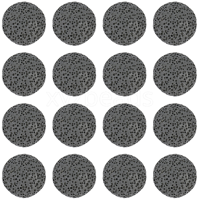 24Pcs Unwaxed Natural Lava Rock Beads G-PA0002-11A-1