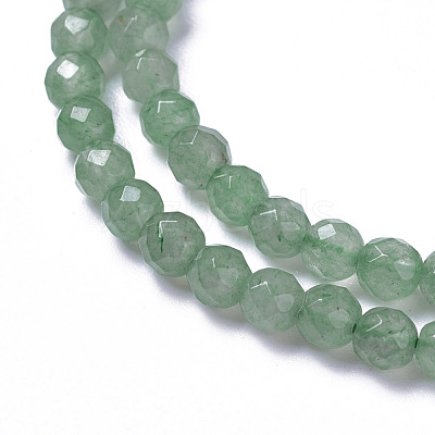 Natural Green Aventurine Beads Strands G-F596-10-2mm-1