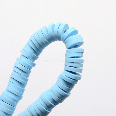 Handmade Polymer Clay Beads X-CLAY-R067-6.0mm-36-1