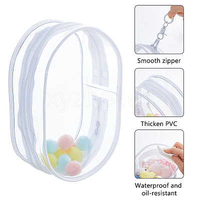 Transparent Plastic Storage Zipper Bags for Doll DIY-WH0899-713A-1
