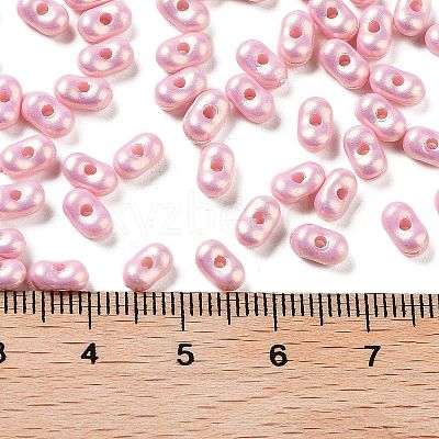 Spray Painted Opaque Acrylic Beads MACR-K359-12D-1
