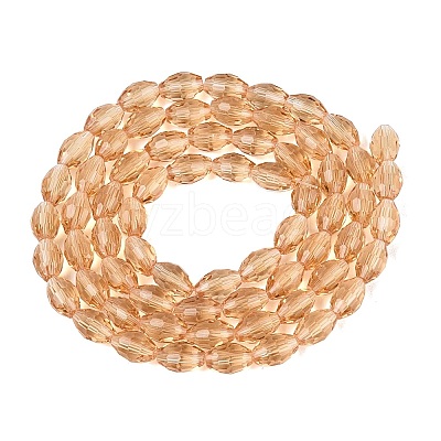 Transparent Glass Beads Strands LS-GLAA-N071-01A-A07-1