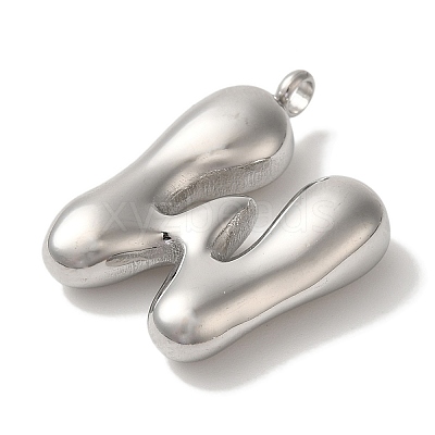 Non-Tarnish 304 Stainless Steel Pendants STAS-M017-08P-23-1