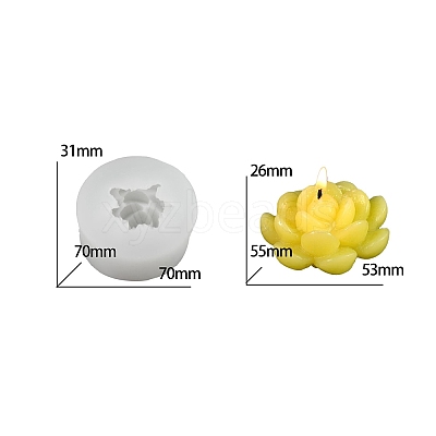 Food Grade Fleshiness DIY Candle Silicone Molds PW-WG72718-03-1