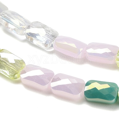 Electroplate Glass Beads Strands EGLA-P068-01A-08-1