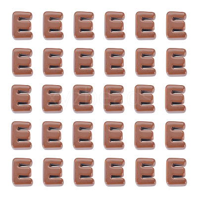 Opaque Acrylic European Beads OACR-TAC0019-006E-1