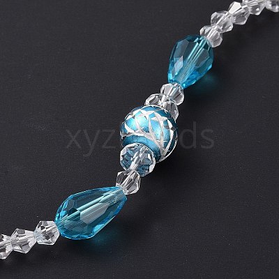 Faceted Crystal Glass Ball Chandelier Suncatchers Prisms AJEW-G025-A07-1