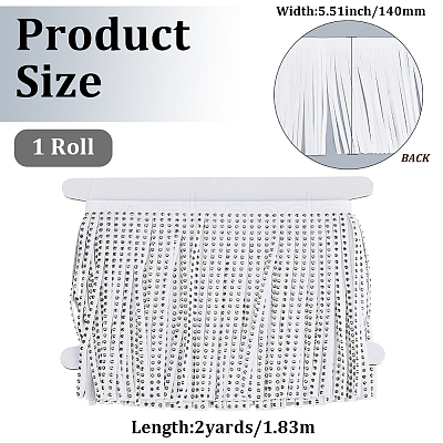 PU Imitation Leather Tassel Ribbon DIY-GF0013-45B-1
