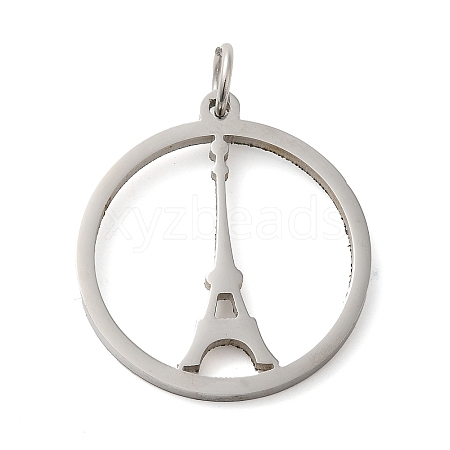 Non-Tarnish 304 Stainless Steel Pendants STAS-C086-05E-P-1