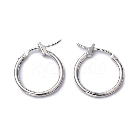 Brass Hoop Earrings EC262-NF-1