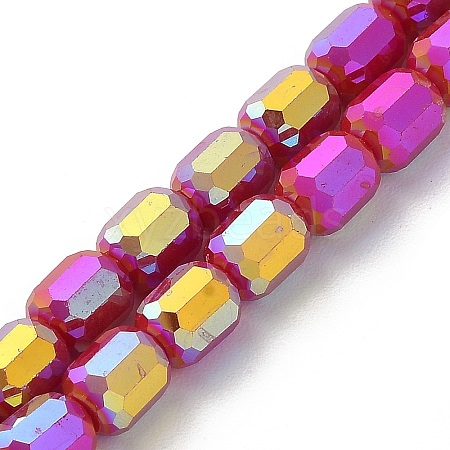 Electroplate Glass Beads Strands EGLA-D030-06A-1