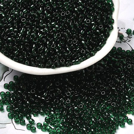 Transparent Colours Picasso Glass Round Seed Beads SEED-B001-06A-10-1