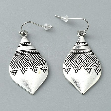 Bohemia Alloy Geometric Dangle Earrings for Women EJEW-WH0004-48A-1