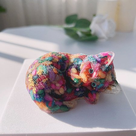 Resin Cat Display Decoration PW-WG63330-05-1