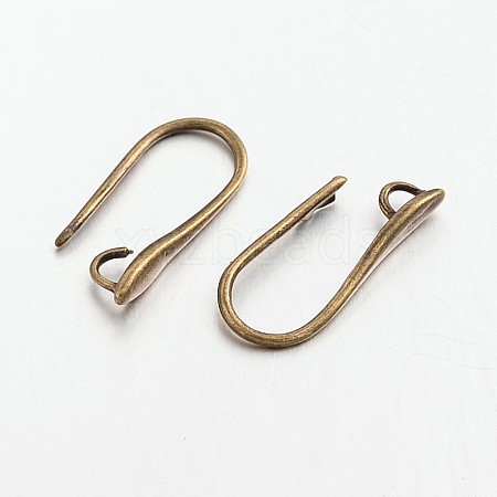 Brass Earring Hooks for Earring Designs LS-X-KK-M142-02AB-RS-1