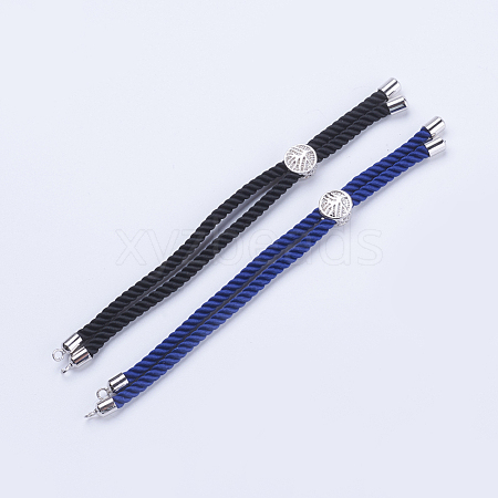 Nylon Twisted Cord Bracelet Making MAK-F019-P-1
