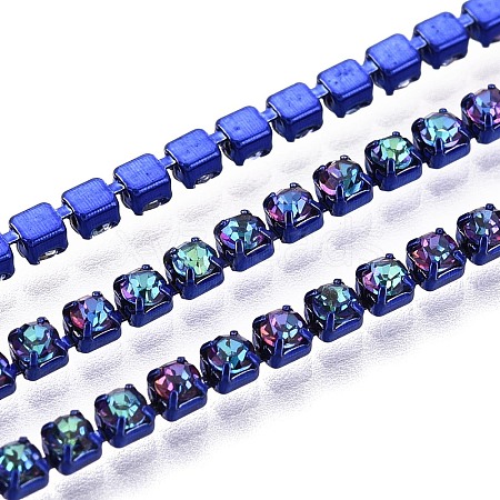 Iron Rhinestone Cup Chains CH-N005-05E-1