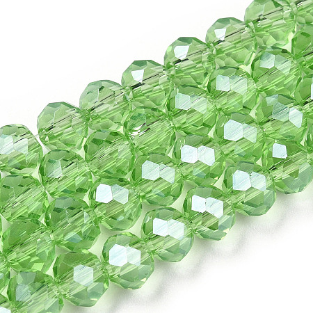 Electroplate Glass Beads Strands LS-EGLA-A034-T6mm-A15-1