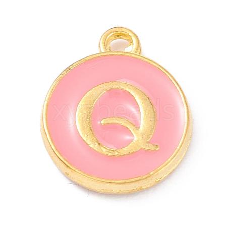 Golden Plated Alloy Enamel Charms ENAM-Q437-14Q-1