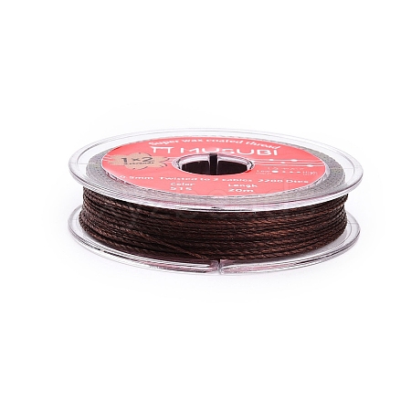 2-Ply Round Waxed Cotton Thread Cords YC-T004-01A-08-1