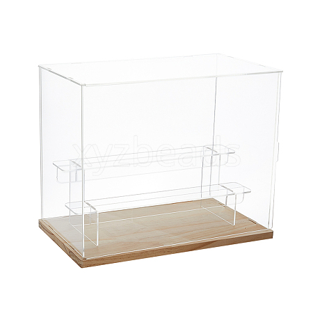 3-Tier Plastic Action Figure Riser Display Cases ODIS-WH0086-112A-1