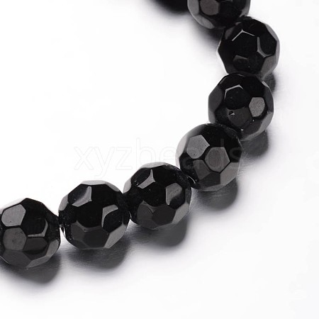 Faceted Round Glass Bead Strands X-GLAA-M031-02-14mm-1