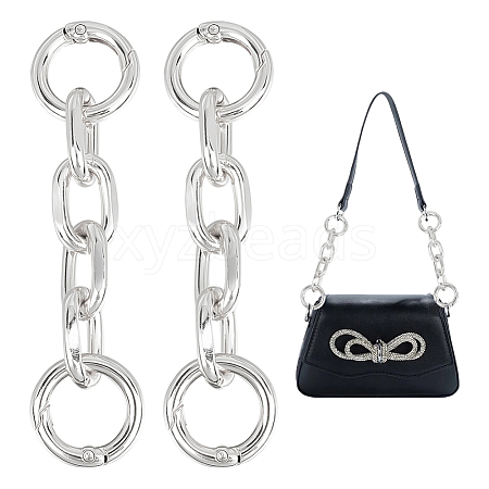 Aluminum Cross Chain Link Bag Strap Extender FIND-WH0418-79P-1