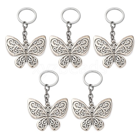 Butterfly Alloy Keychains KEYC-JKC01001-1