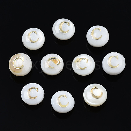 Natural Freshwater Shell Beads SHEL-S278-036C-1