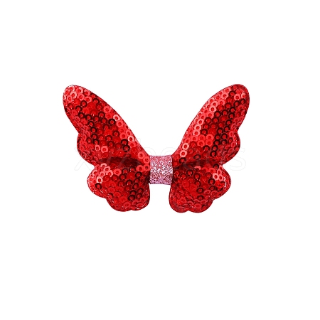 Glitter Butterfly Bowknot Alligator Hair Clips PW-WGD7FA4-19-1