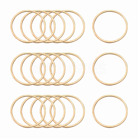 Brass Linking Rings KK-S327-06KC-20mm-1