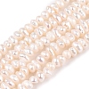 Natural Cultured Freshwater Pearl Beads Strands PEAR-N012-02H-03-4