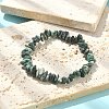 Natural South Africa Jasper Chips Beaded Stretch Bracelets BJEW-JB09476-02-2