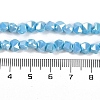 Electroplate Glass Beads Strands EGLA-B009-05A-07-4