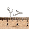 304 Stainless Steel Charms STAS-G356-08P-Y-3
