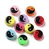 Opaque Acrylic Beads SACR-P028-01B-01-1