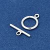 925 Sterling Silver Ring Toggle Clasps STER-A008-16-2