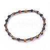 Natural Tiger Eye Stretch Bracelets BJEW-JB03740-01-1